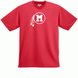 Melrose HS Wicking Shirt w/MHS Soccer Logo