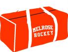 Melrose YH Red Canvas Hockey Bag w/Melrose Hockey