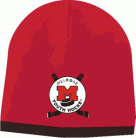 Melrose YH Red w/Black Knit Beanie Cap